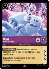 Olaf - Happy Passenger - 50/204 - Rare