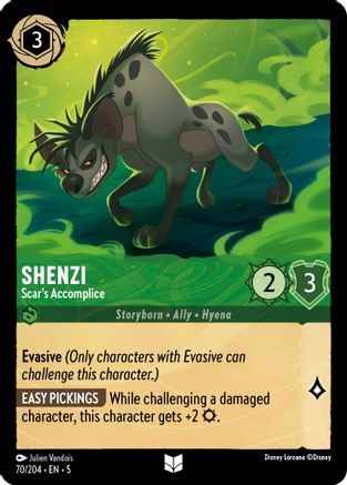 Shenzi - Scars Accomplice - 70/204 - Uncommon