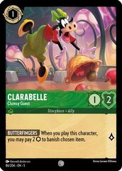 Clarabelle - Clumsy Guest - 86/204 - Common - Cold Foil