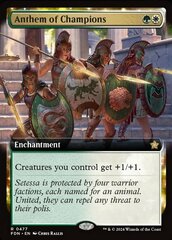 Anthem of Champions - Foil - Extended Art