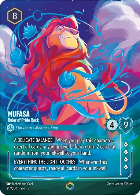 [DEPRECATED] Mufasa - Ruler of Pride Rock - 217/204 - Enchanted