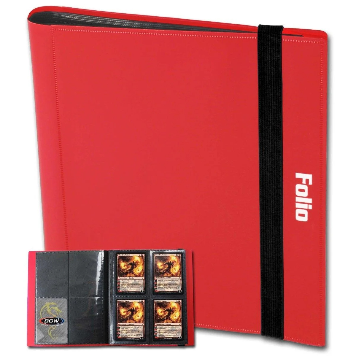 BCW Folio 4-Pocket Album - Red