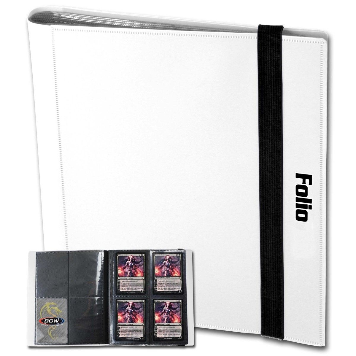 BCW Folio 4-Pocket Album - White