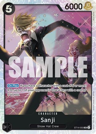 Sanji - ST14-003 - SR - Foil