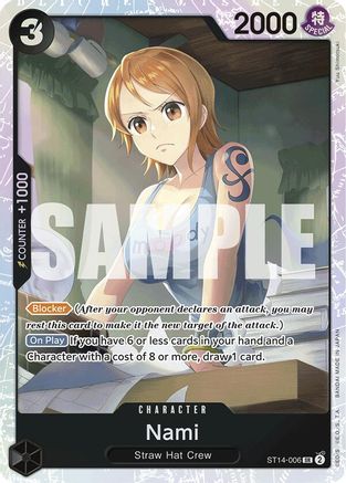 Nami - ST14-006 - SR - Foil