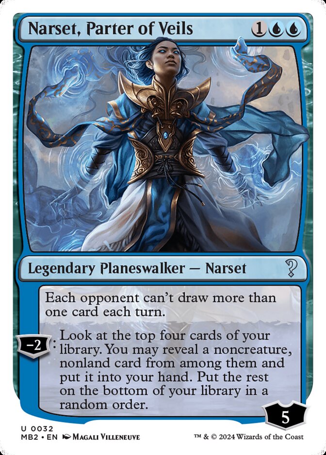 Narset, Parter of Veils - White Border