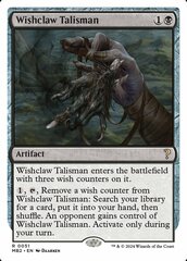 Wishclaw Talisman - White Border