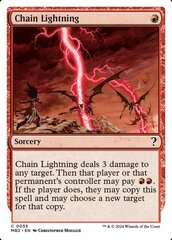 Chain Lightning - White Border