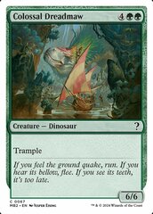 Colossal Dreadmaw - White Border