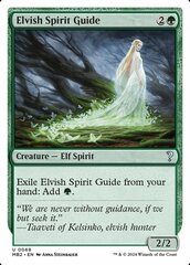 Elvish Spirit Guide - White Border