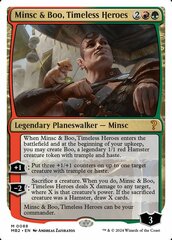 Minsc & Boo, Timeless Heroes - White Border