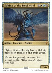 Sphinx of the Steel Wind - White Border