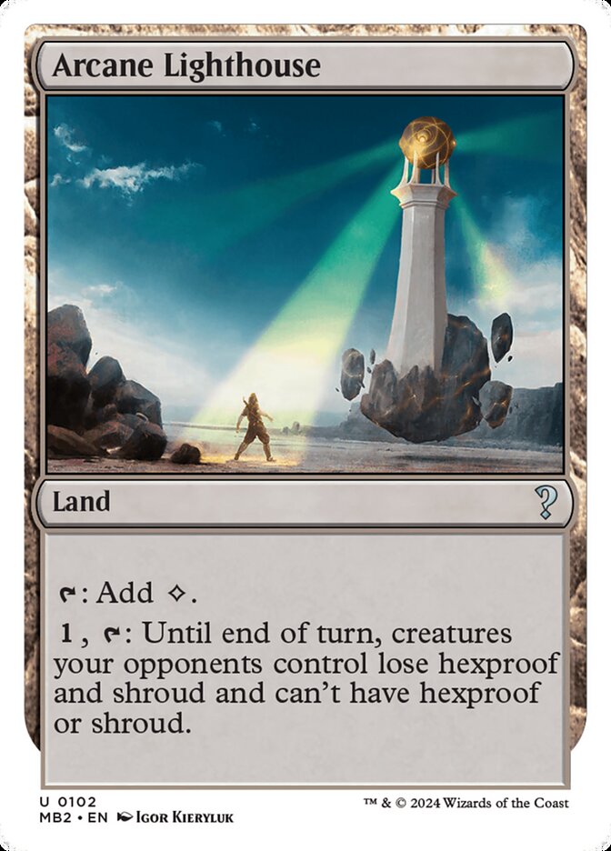 Arcane Lighthouse - White Border