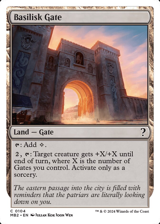 Basilisk Gate - White Border