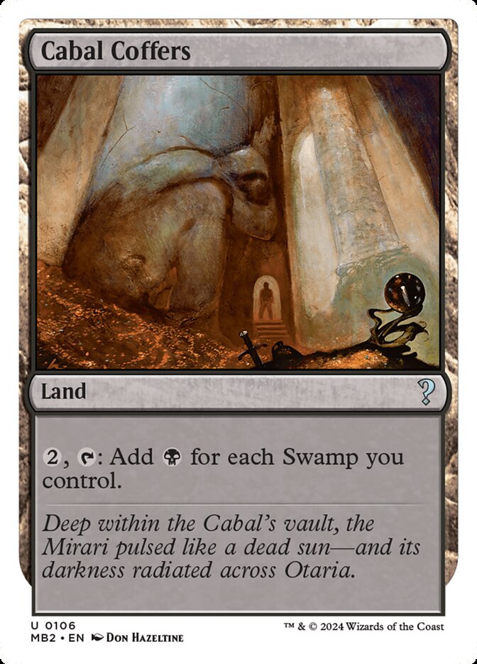 Cabal Coffers - White Border