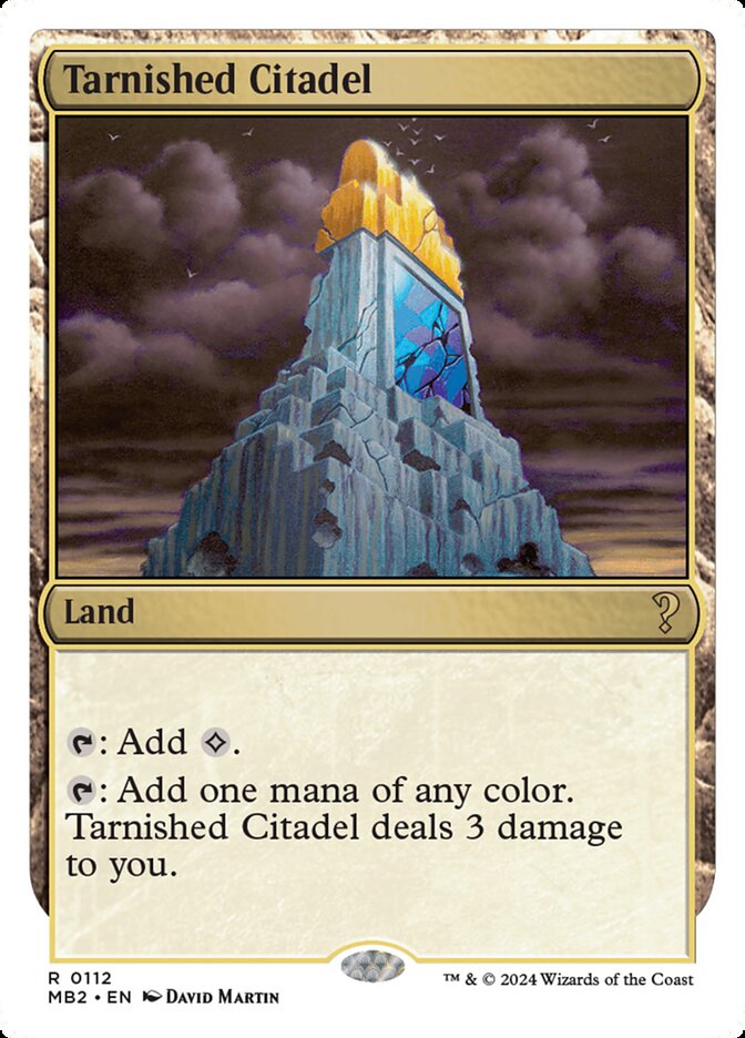 Tarnished Citadel - White Border