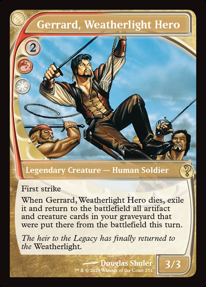 Gerrard, Weatherlight Hero - Foil