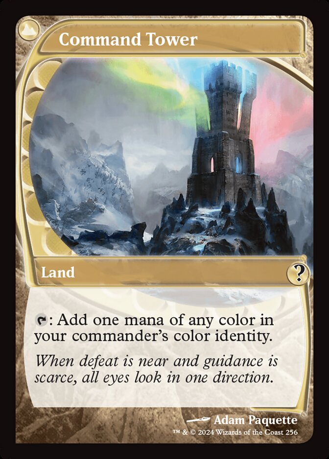 Command Tower - Foil - Future Frame