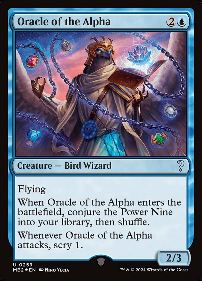 頭目の神官　Oracle of the Alpha foil Oracle of the Alpha Mystery Booster 2 Foil for sale online