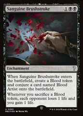 Sanguine Brushstroke - Foil