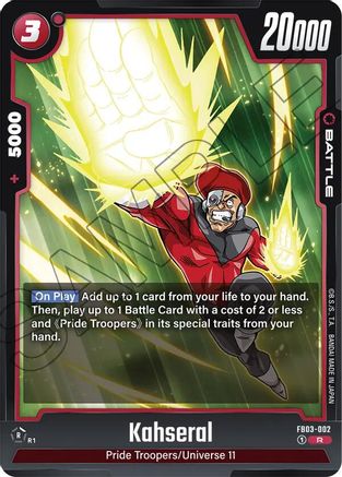 Kahseral - FB03-002 - R - Holofoil