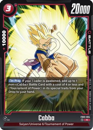 Cabba - FB03-004 - R - Holofoil