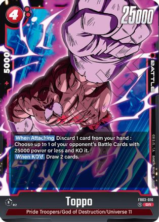 Toppo - FB03-016 - SR - Holofoil