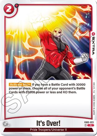 Its Over! - FB03-023 - R - Holofoil
