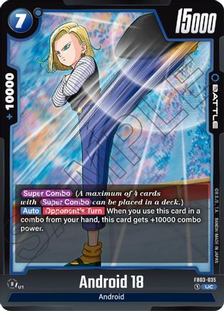 Android 18 - FB03-035 - UC