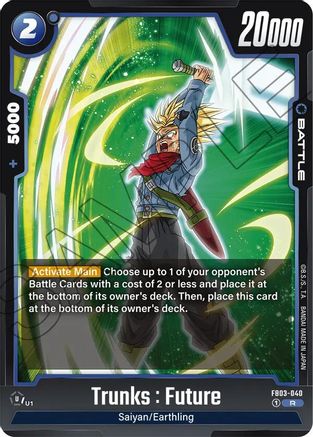 Trunks : Future - FB03-040 - R - Holofoil