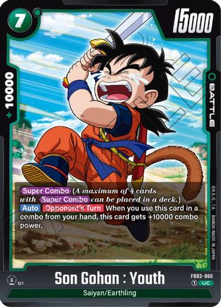 Son Gohan : Youth - FB03-066 - UC