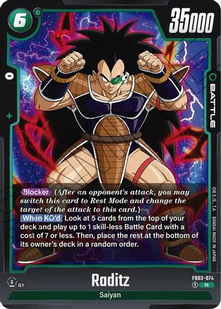 Raditz - FB03-074 - R - Holofoil