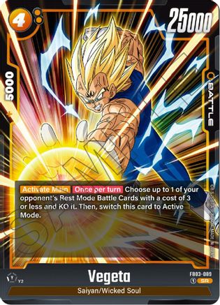 Vegeta - FB03-089 - SR - Holofoil