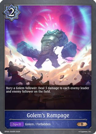 Golems Rampage - BP06-050EN - B