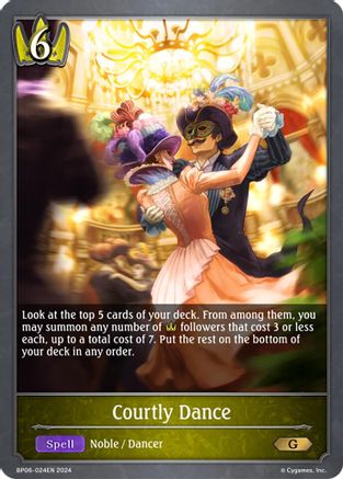 Courtly Dance - BP06-024EN - G