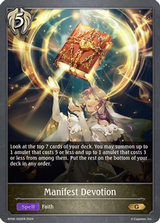 Manifest Devotion - BP06-092EN - G