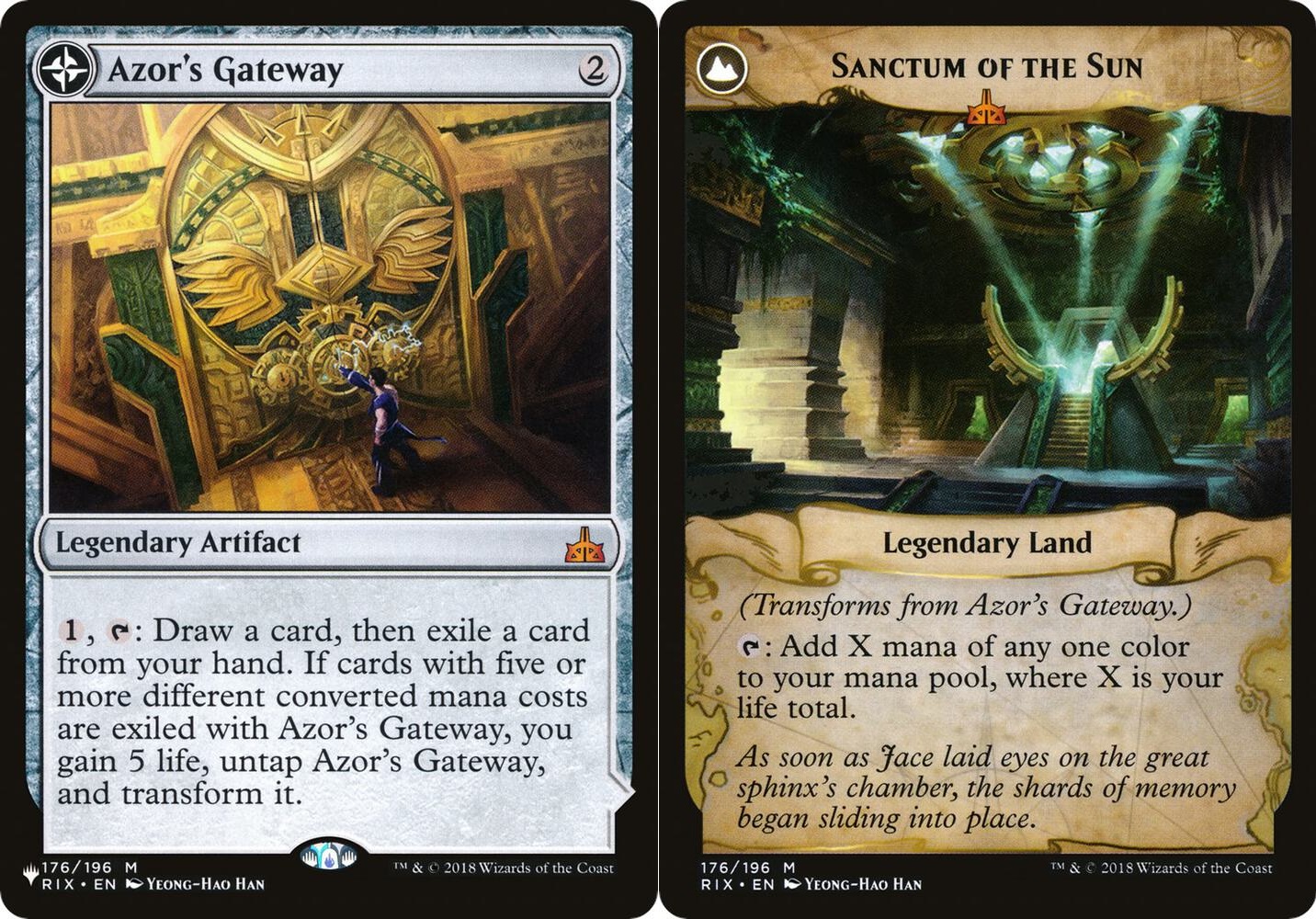 Azors Gateway - The List