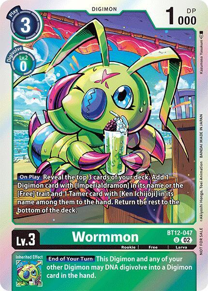 Wormmon - BT12-047 - P (Gen Con 2024) - Foil