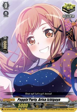 PoppinParty, Arisa Ichigaya - DZ-BT03/EX05EN - EX