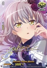 Roselia, Yukina Minato - DZ-BT03/EX16EN-S - EX - (Signature)