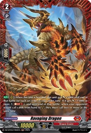 Ravaging Dragon - DZ-BT03/FR02EN - FR