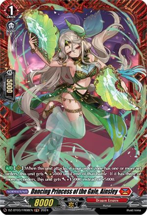 Dancing Princess of the Gale, Ainsley - DZ-BT03/FR08EN - FR
