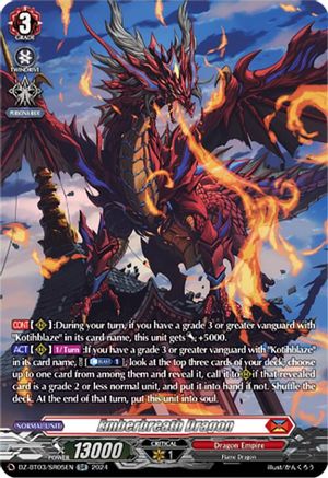 Emberbreath Dragon - DZ-BT03/SR05EN - SR