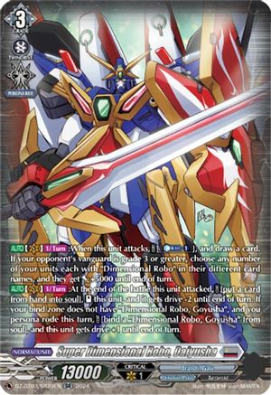 Super Dimensional Robo, Daiyusha - DZ-BT03/SR20EN - SR