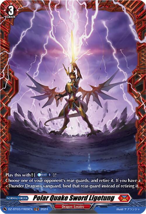Polar Quake Sword Ligetung - DZ-BT03/FR09EN - FR