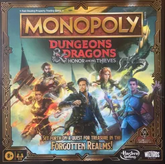 Monopoly Dungeons & Dragons Honor Among Thieves