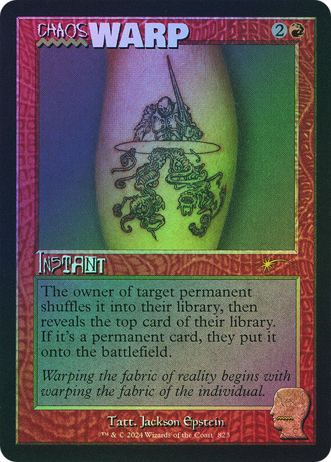 Chaos Warp (0823) - Rainbow Foil