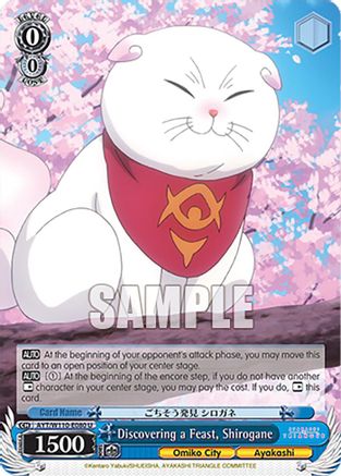 Discovering a Feast, Shirogane - AYT/W110-E080 - U