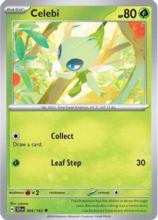 Celebi - 004/142 - Uncommon - Reverse Holo