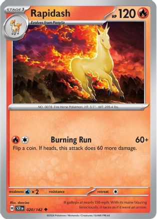 Rapidash - 020/142 - Uncommon